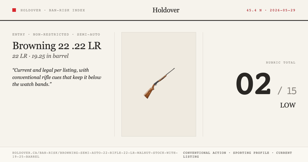 Browning Semi-Auto 22 Rifle .22 LR Walnut Stock With 19.25" Barrel