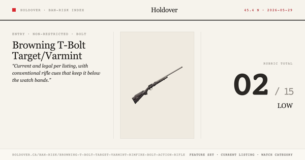Browning T-Bolt Target/Varmint Rimfire Bolt-Action Rifle