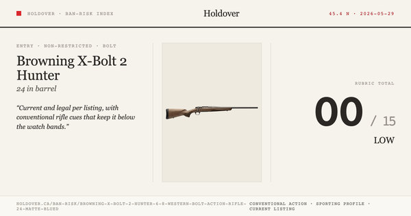 Browning X-Bolt 2 Hunter 6.8 Western Bolt Action Rifle 24” Matte Blued