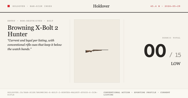 Browning X-Bolt 2 Hunter Walnut Stock 6.5cm Rifle