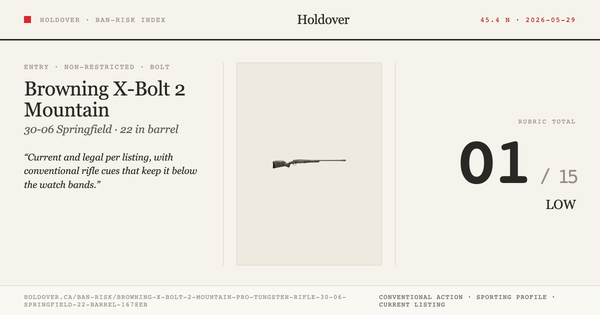 Browning X-Bolt 2 Mountain Pro Tungsten Rifle: 30-06 Springfield, 22" Barrel, Model 036078226