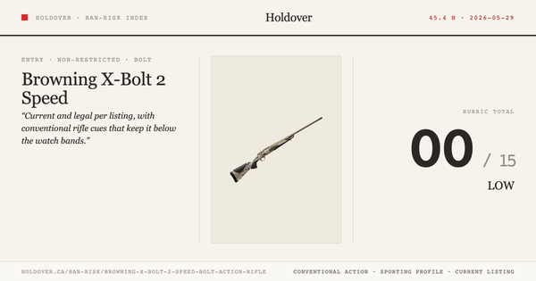 Browning X-Bolt 2 Speed Bolt-Action Rifle