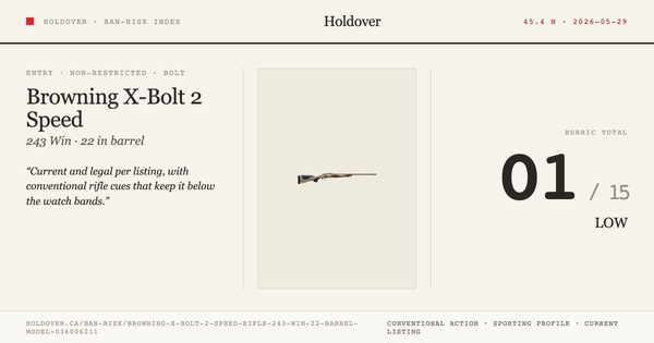 Browning X-Bolt 2 Speed Rifle: 243 WIN, 22" Barrel, Model 036006211