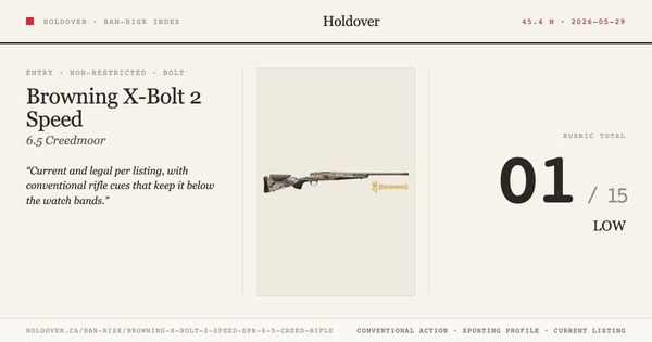 Browning X-Bolt 2 Speed Spr 6.5 Creed Rifle