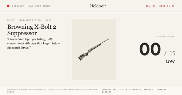 Browning X-Bolt 2 Suppressor Ready Bolt-Action Rifle