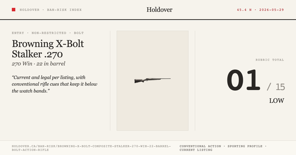 Browning X-Bolt Composite Stalker .270 WIN 22" Barrel Bolt Action Rifle