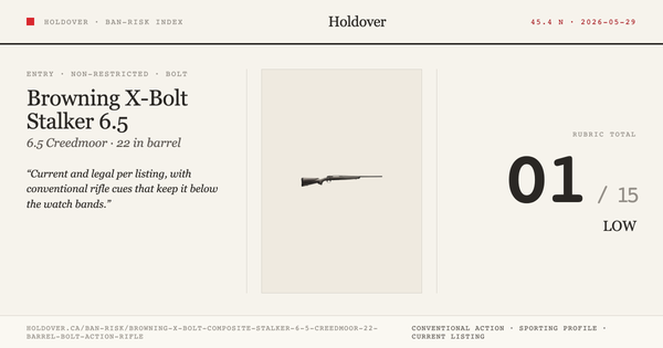 Browning X-Bolt Composite Stalker 6.5 Creedmoor 22" Barrel Bolt Action Rifle