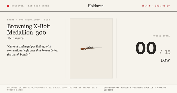 Browning X-Bolt Medallion .300 WIN 26" Barrel Bolt Action Rifle
