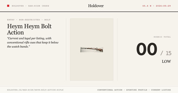 Heym Bolt Action Rifle