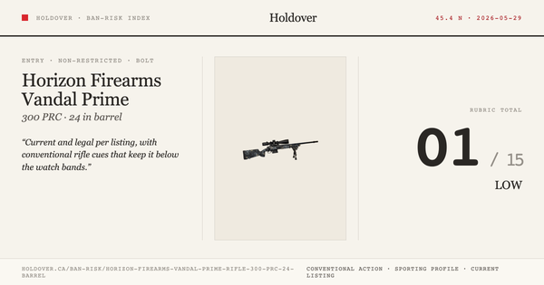 Horizon Firearms Vandal Prime Rifle, 300 PRC, 24” Barrel