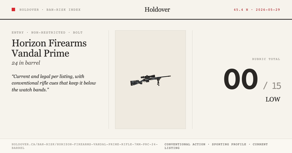 Horizon Firearms Vandal Prime Rifle, 7mm PRC, 24” Barrel
