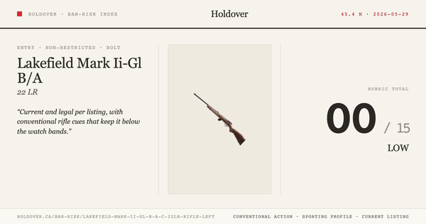 Lakefield Mark Ii-Gl B/A C. 22lr Rifle Left,