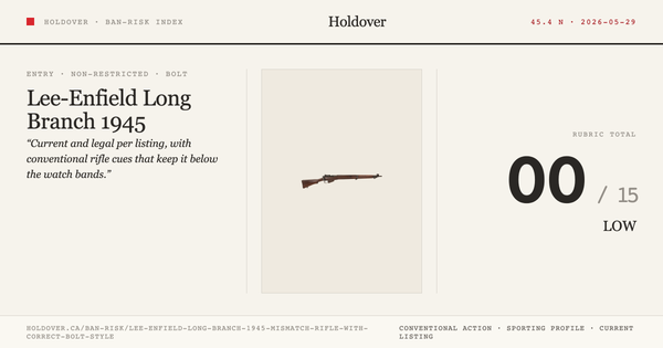 Lee-Enfield Long Branch 1945 Mismatch Rifle With Correct Bolt Style