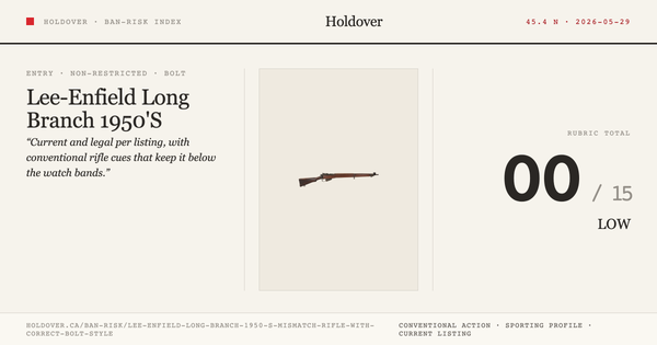 Lee-Enfield Long Branch 1950'S Mismatch Rifle With Correct Bolt Style
