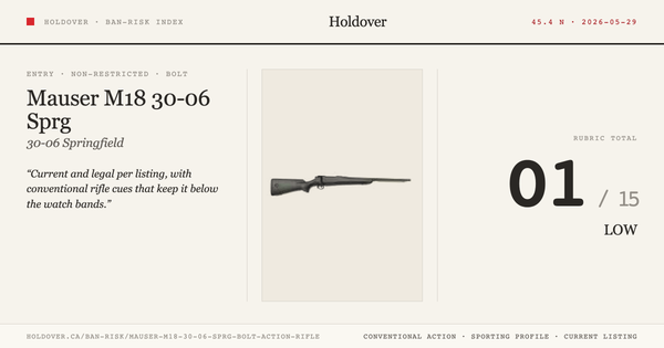 Mauser M18 30-06 Sprg Bolt Action Rifle