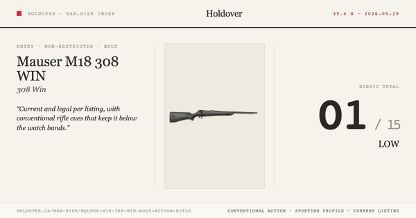 Mauser M18 308 WIN Bolt Action Rifle