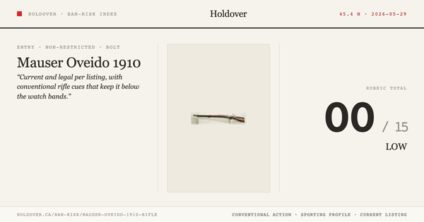 Mauser Oveido 1910 Rifle