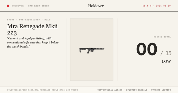 Mra Renegade Rifle Mkii 223 Wylde
