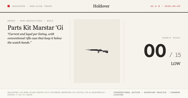 Parts Kit Chinese Marstar ‘Gi Rifle’ In A Synthetic Stock (7.62×51 NATO)