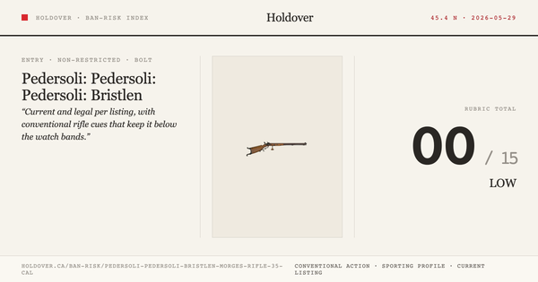 Pedersoli: Pedersoli: Bristlen Morges Rifle .35 Cal