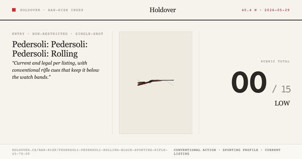 Pedersoli: Pedersoli: Rolling Block Sporting Rifle 45/70 30″