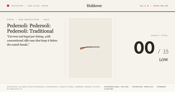 Pedersoli: Pedersoli: Traditional Hawken Target Rifle Flintlock .54