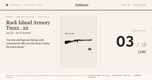 Rock Island Armory Tm22 Lever Action Rifle, 22 LR 20” Barrel