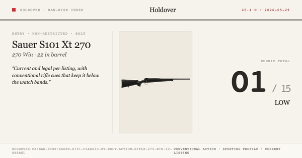 Sauer S101 Classic Xt Bolt Action Rifle 270 WIN 22″ Barrel