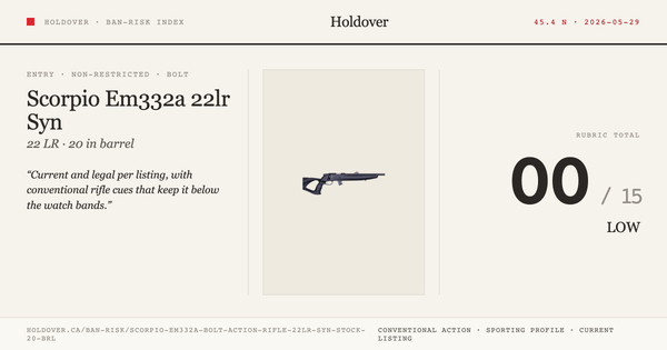 Scorpio Em332a Bolt Action Rifle 22lr Syn Stock 20″ Brl,