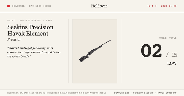 Seekins Precision Havak Element M3 Bolt-Action Rifle