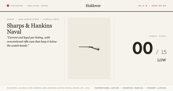 Sharps & Hankins Rifle Naval Model Of 1862