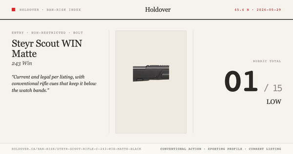 Steyr Scout Rifle C. 243 WIN Matte Black,