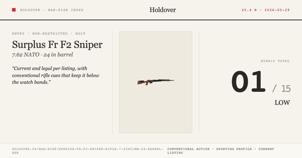 Surplus Fr F2 Sniper Rifle: 7.62x51mm, 24" Barrel, Ser