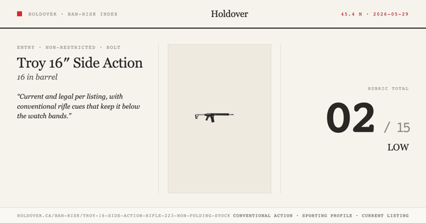 Troy 16″ Side Action Rifle .223 Non-Folding Stock