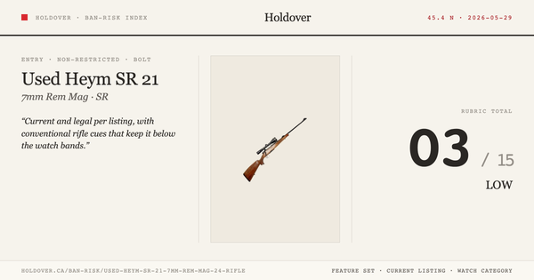 Used Heym SR 21 7mm REM MAG 24'' Rifle