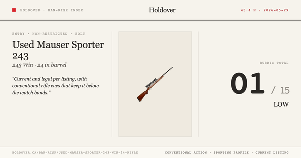 Used Mauser Sporter 243 WIN 24" Rifle