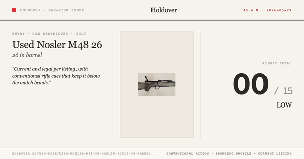 Used Nosler M48 26 Nosler Rifle - 26" Barrel