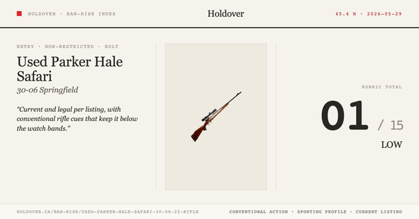 Used Parker Hale Safari 30-06 22'' Rifle