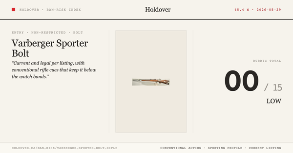 Varberger Sporter Bolt Rifle