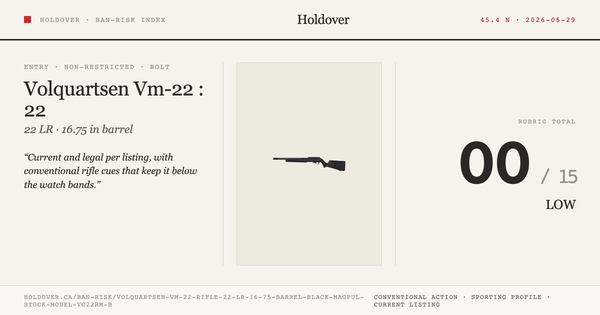 Volquartsen Vm-22 Rifle: 22 LR, 16.75" Barrel, Black Magpul Stock, Model Vc22rm-B