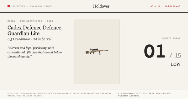 Cadex Defence, Guardian Lite Rifle, 6.5 Creedmoor, 24.00" Barrel, Dx2 Trigger, Mx1 Brake, Hybrid Tan/Black reference...