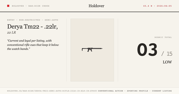 Derya Tm22 Semi-Auto Rifle - .22lr, 18", Blk *In Stock! reference image for Holdover Ban-Risk verdict