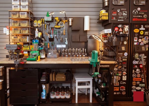 Reloading starts with a *press*, then eats the bench