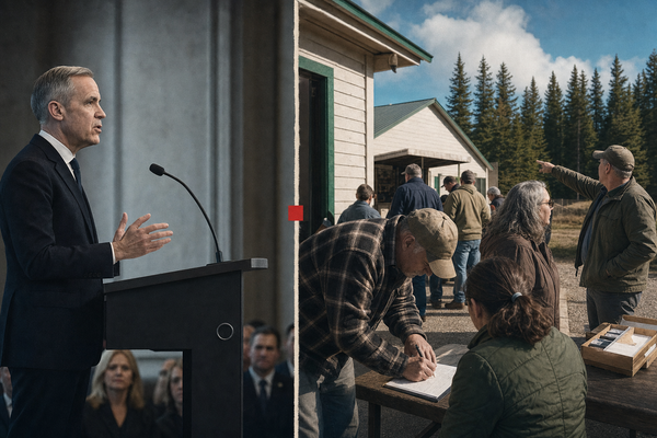 A June 5 federal statement contrasted with a June 6 Canadian range open house.