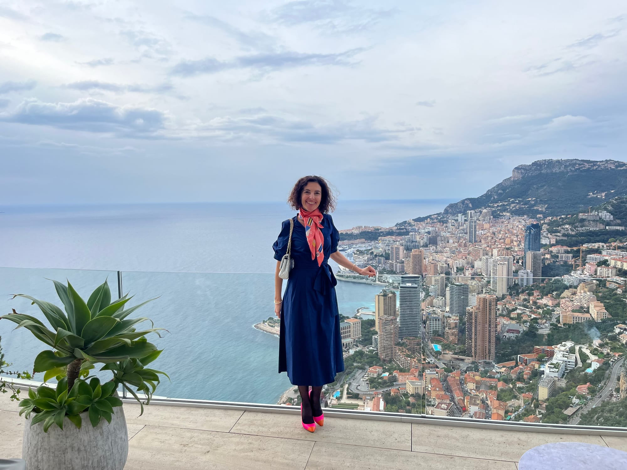 Vue sur Monaco depuis le Maybourne Riviera