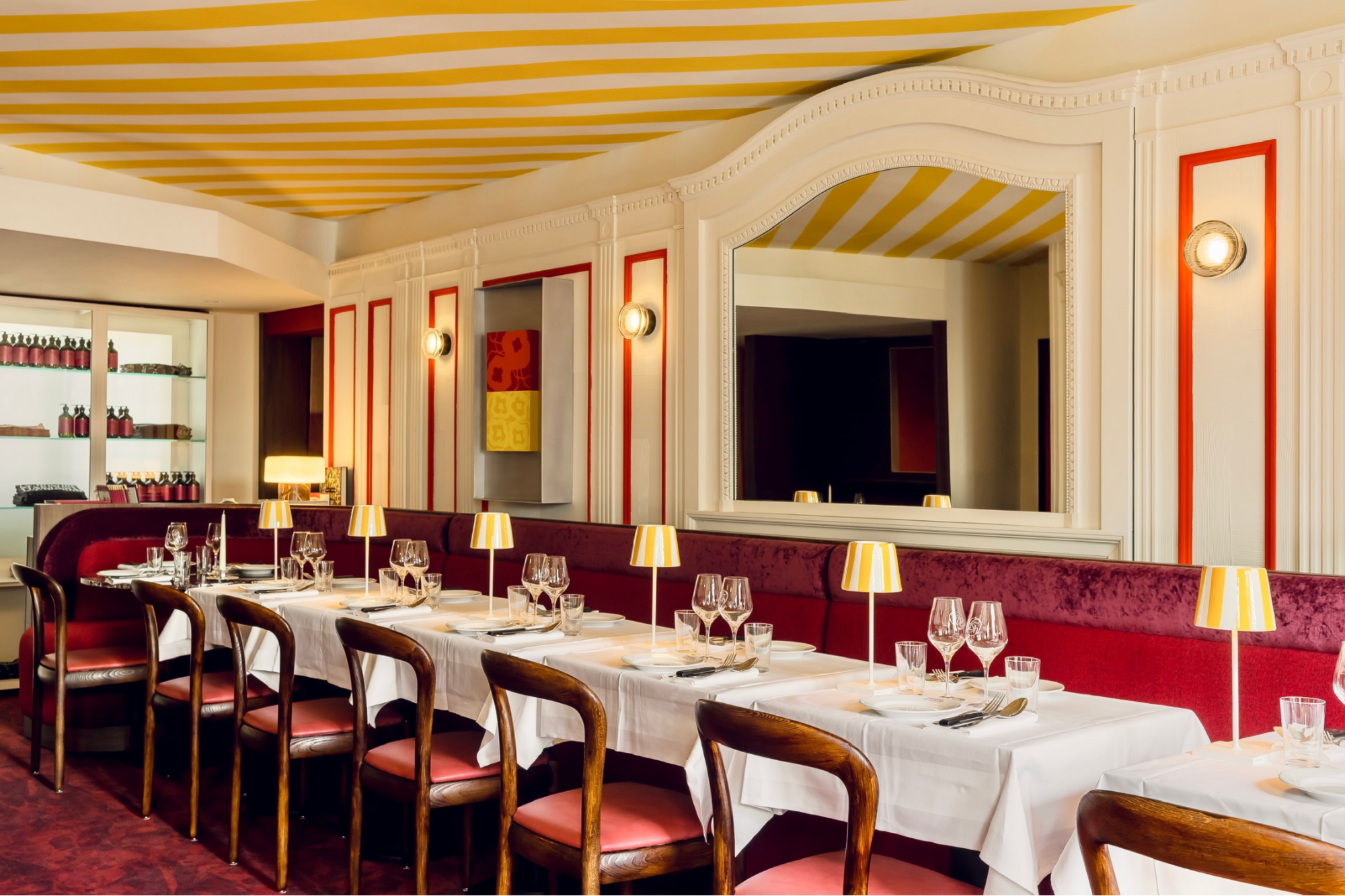 Le style brasserie parisienne de Daimant Saint Honoré