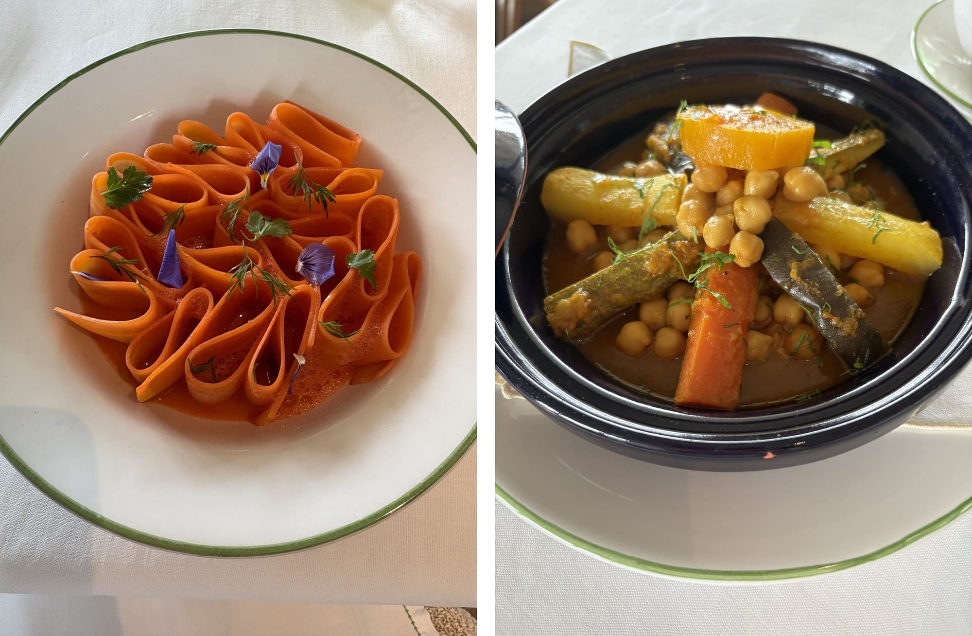 Un aperçu des petits plats délicieux servis dans les programmes longévité du Royal Mansour Tamuda Bay