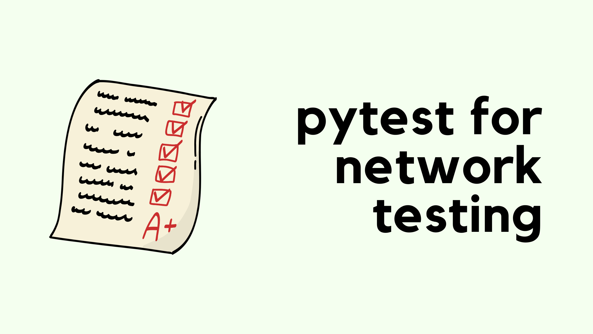 Pytest for Automated Network Testing (I)