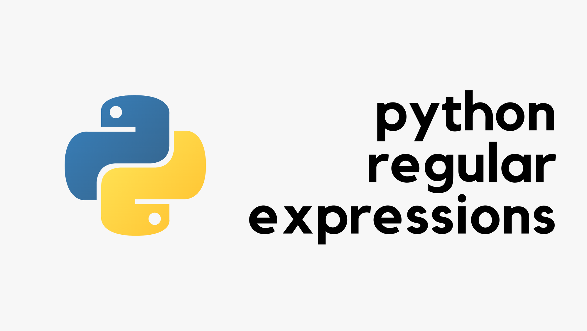 Python Regular Expressions