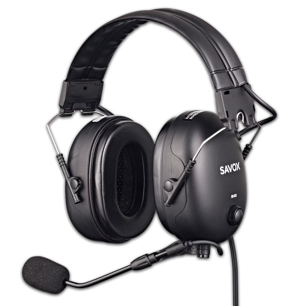 Savox Noise-COM 300 kiinteällä liitännällä oleva headset R7 radiopuhelimeen